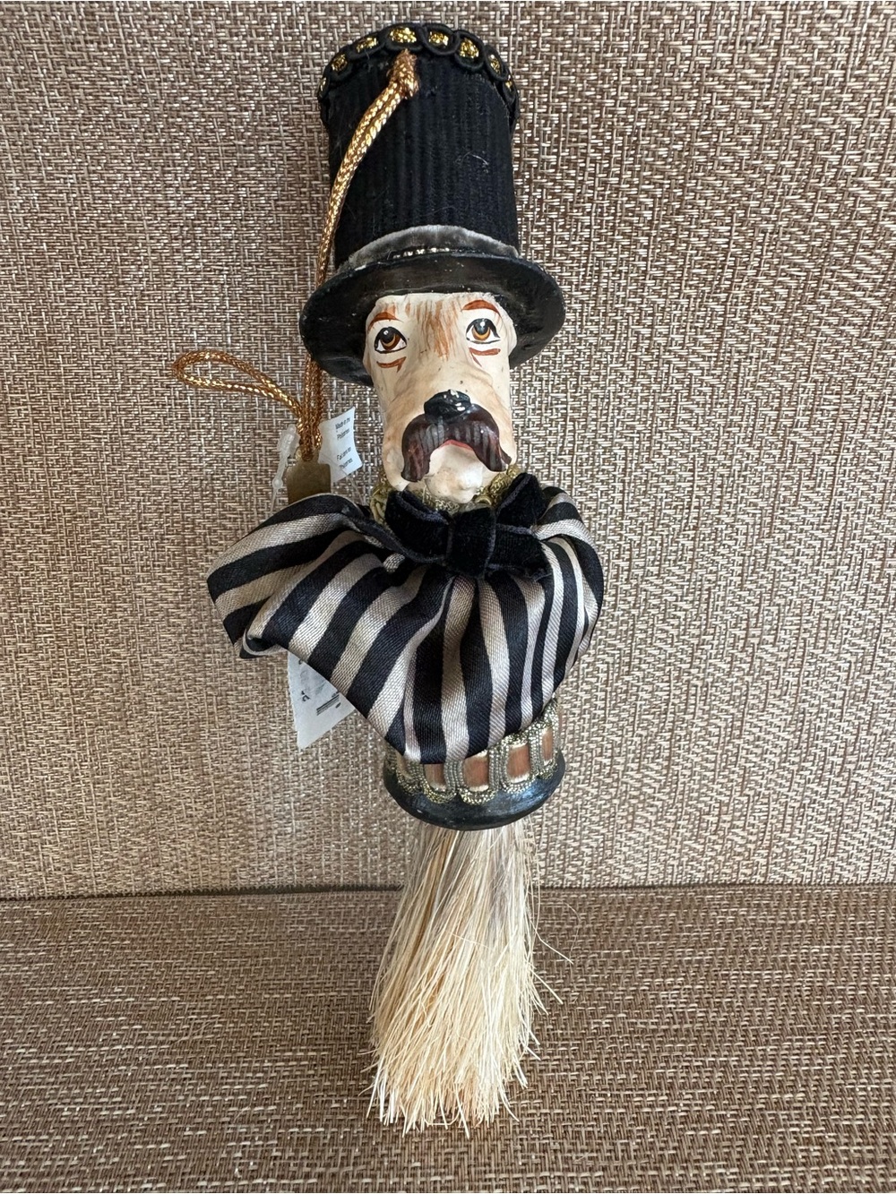 Katherine’s Collection Airedale Terrier Christmas Tree Ornament Dapper Dog NWT